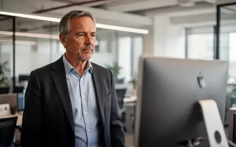 Ein erfahrener Arbeitnehmer in einem modernen Büro, der nachdenklich auf einen Bildschirm blickt. - Foto: über boerse-global.de