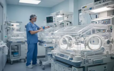 Ein moderner, steriler neonatologischer Intensivbereich mit medizinischer Ausrüstung in einer Klinik. - Foto: über boerse-global.de