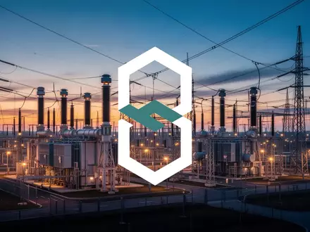 Moderne industrielle Energieinfrastruktur und Hochspannungstransformatoren bei Sonnenuntergang. - Foto: über boerse-global.de