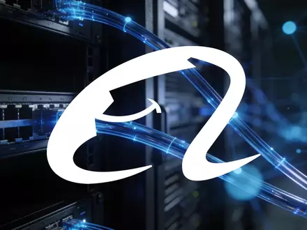 Abstrakte Darstellung von KI-Infrastruktur und digitalen Netzwerken in einem modernen Rechenzentrum. - Foto: über boerse-global.de