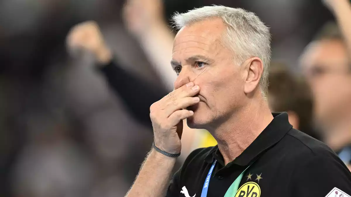 Sein Debüt endete mit einer Niederlage: BVB-Trainer Kay Rothenpieler. - Bild: Angelika Warmuth/dpa
