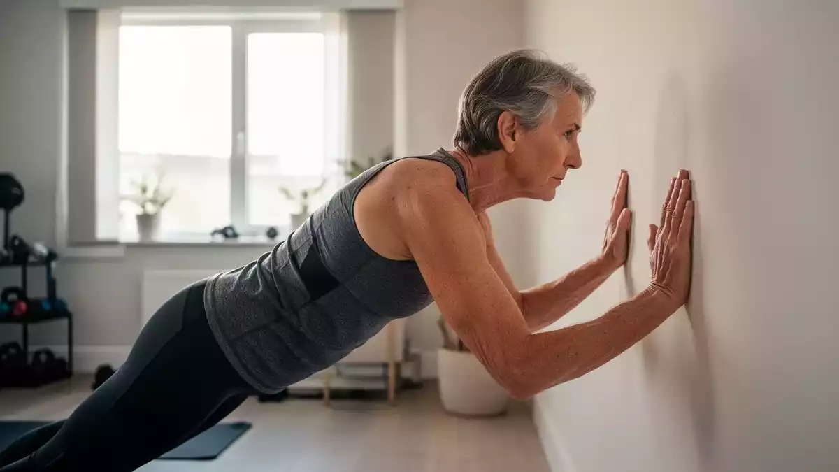 Wandliegestütz-Test: Fitness-Benchmarks für Erwachsene ab 40 Jahren