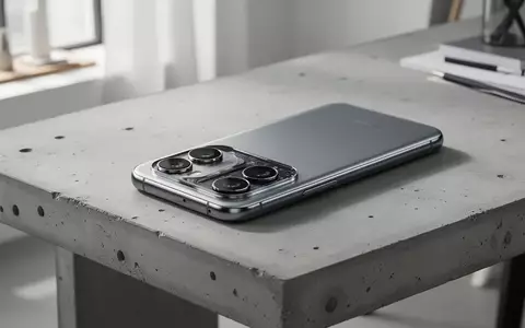 Modernes Smartphone mit aufwendigem Kamerasystem auf einem minimalistischen Schreibtisch in einem hellen Studio. - Foto: über boerse-global.de