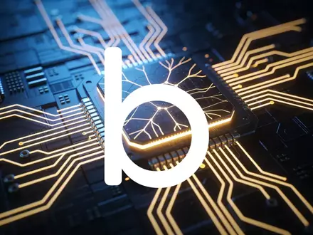Abstrakte Darstellung eines neuromorphen Computer-Chips mit leuchtenden neuronalen Schaltkreisen in einer High-Tech-Umgebung. - Foto: über boerse-global.de