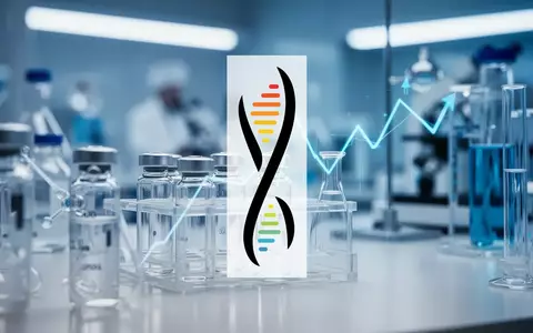 Modernes Biotechnologie-Labor mit wissenschaftlichen Geräten in einer professionellen, atmosphärischen Darstellung. - Foto: über boerse-global.de