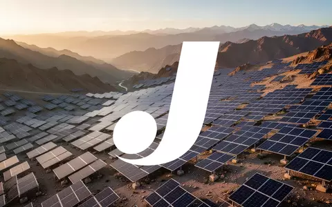 Moderne Solaranlage in einer weitläufigen, sonnigen Gebirgslandschaft als Symbol für erneuerbare Energien. - Foto: über boerse-global.de