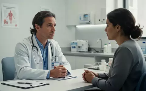 Ein Arzt führt ein beratendes Gespräch mit einem Patienten in einer modernen Praxis über Ernährung und Lebensstil. - Foto: über boerse-global.de