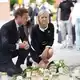 Schwedens Regierungschef Kristersson reiste zum Tatort.  - Bild: Magnus Lejhall/TT News Agency/AP/dpa
