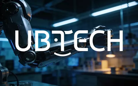 Ein hochmoderner Roboterarm in einem industriellen Labor unter atmosphärischer Beleuchtung als Symbol für Robotik und Handel. - Foto: über boerse-global.de