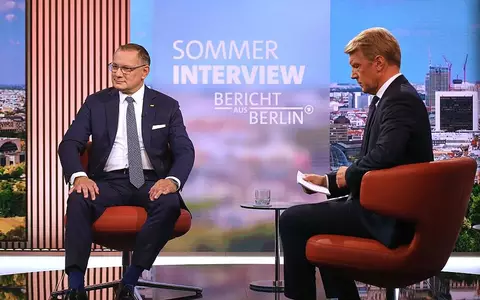 Tino Chrupalla und Markus Preiß am 23.08.2026 - Foto: via dts Nachrichtenagentur