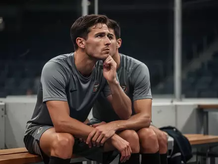 Ein fokussierter Sportler, der in einer ruhigen Arena sitzt und mentale Stärke durch kontrollierte Atmung trainiert. - Foto: über boerse-global.de