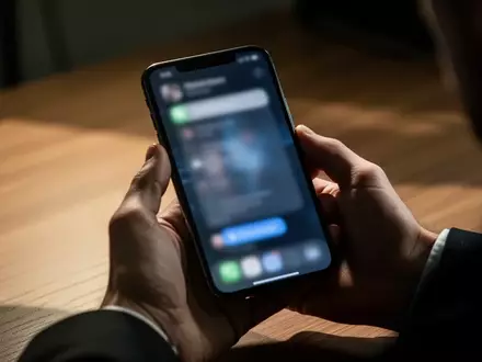 Eine Person hält ein Smartphone in der Hand, wobei die Anzeige unscharf bleibt, um das Thema Cyberkriminalität zu illustrieren. - Foto: über boerse-global.de