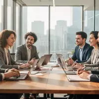 Ein diverses Team von Fachkräften in einem modernen Büro bei einer professionellen Besprechung. - Foto: über boerse-global.de