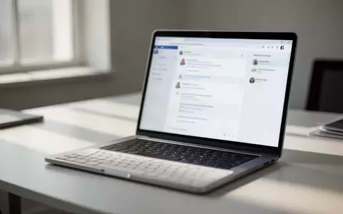 Ein moderner, aufgeräumter Schreibtisch mit einem Laptop, auf dem eine professionelle E-Mail-Anwendung zu sehen ist. - Foto: über boerse-global.de