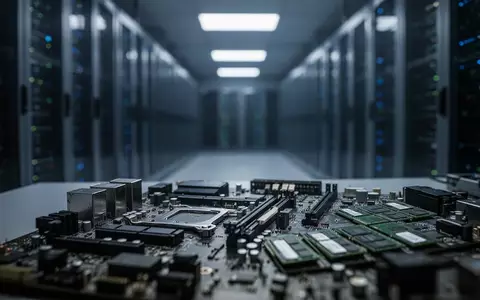 Nahaufnahme von Computer-Hardware und Arbeitsspeicher-Modulen in einem professionellen IT-Labor. - Foto: über boerse-global.de