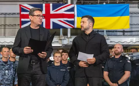 Der ukrainische Präsident Selenskyj war für Premier Burnham der erste Staatsgast nach dessen Amtsübernahme. (Archivbild) - Foto: Simon Jones/The Sun/PA Wire/dpa
