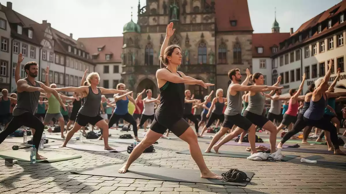 Beelocal-Verein belebt Wildeshausens Marktplatz mit Sportprogramm