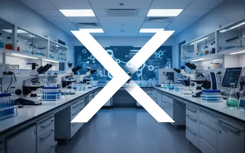 Modernes Biotechnologie-Labor mit klinischer Beleuchtung und Fokus auf wissenschaftliche Innovation. - Foto: über boerse-global.de
