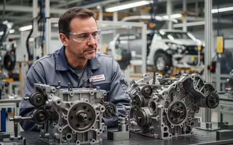 Ein erfahrener Industriearbeiter in einer modernen Produktionshalle bei der Arbeit an einem Bauteil. - Foto: über boerse-global.de