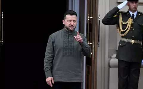 Der ukrainische Präsident Wolodymyr Selenskyj hat zum 35. Jahrestag der Unabhängigkeit des Landes weiteren Widerstand gegen Russlands Angriffskrieg angekündigt.  - Foto: Antti Aimo-Koivisto/Lehtikuva/dpa