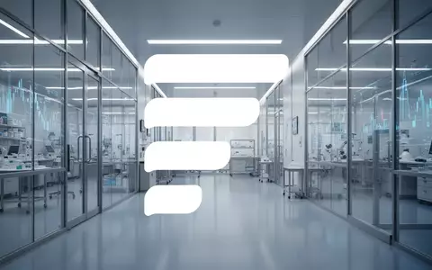 Abstrakte Darstellung eines modernen Gesundheits- und Forschungszentrums in kühler, professioneller Ästhetik. - Foto: über boerse-global.de