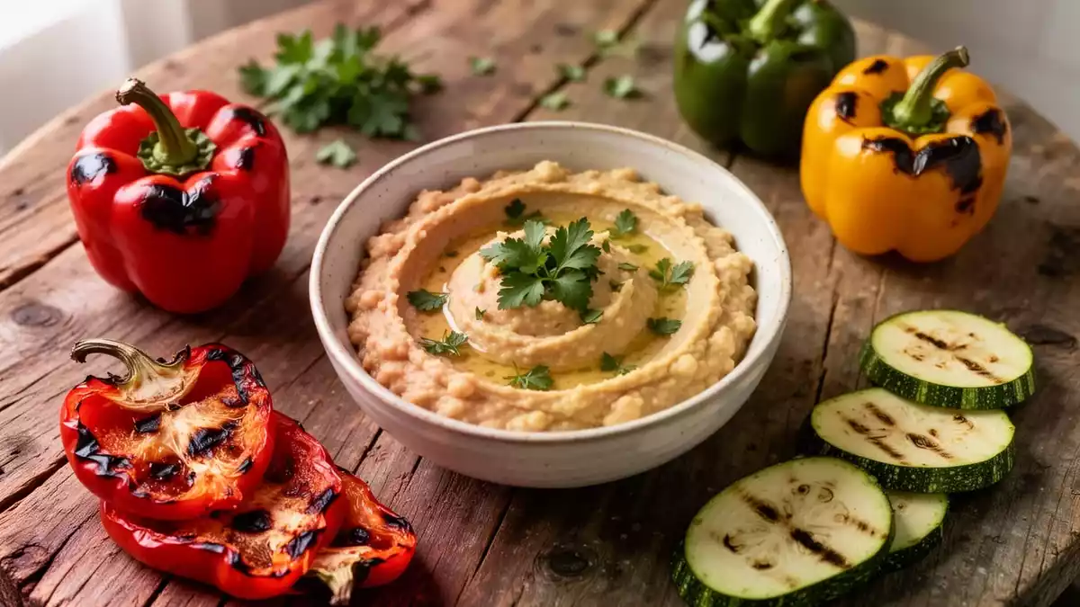 Kichererbse im Trend: Neue Rezepte mit Grillgemüse und Mandelmus