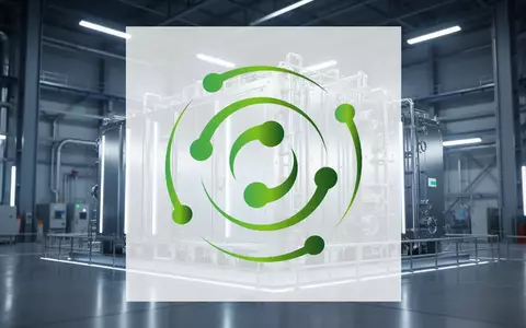 Abstrakte Darstellung eines modernen, technologischen Energieprojekts in einem industriellen Umfeld. - Foto: über boerse-global.de