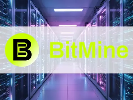 Abstrakte Darstellung von moderner Kryptowährungs-Infrastruktur in einem hochmodernen Rechenzentrum. - Foto: über boerse-global.de
