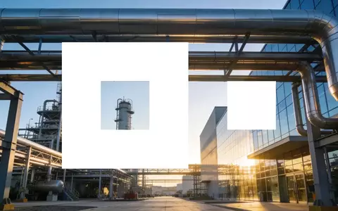 Moderner Industriekomplex bei Sonnenaufgang als Symbol für wirtschaftliche Stabilität und industrielles Wachstum. - Foto: über boerse-global.de