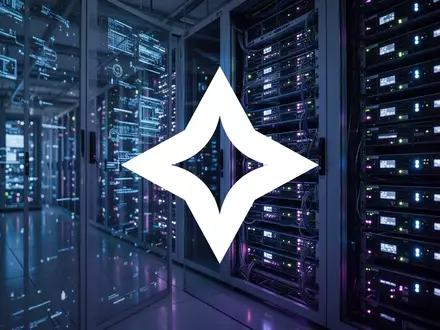 Modernes Rechenzentrum mit leuchtenden Server-Racks als Symbol für KI-Infrastruktur. - Foto: über boerse-global.de