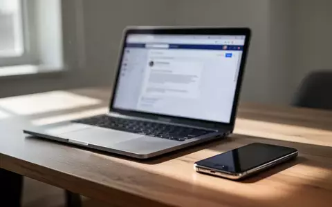 Ein Laptop und ein Smartphone auf einem Schreibtisch in einem modernen Büro, die auf die Gefahr von Phishing-Mails hinweisen. - Foto: über boerse-global.de