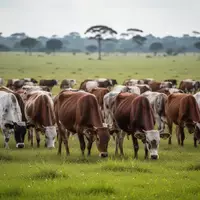 Eine Rinderherde auf einer weitläufigen Weide in Brasilien bei natürlichem Tageslicht. - Foto: über boerse-global.de