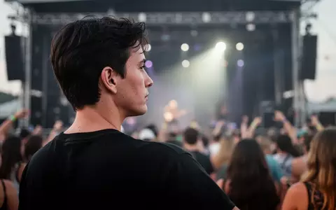 Eine Person inmitten der intensiven Atmosphäre eines Musikfestivals, eingefangen in einer dokumentarischen Aufnahme. - Foto: über boerse-global.de