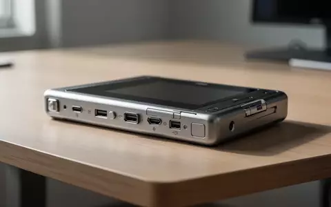 Ein kompaktes Linux-Handheld-Gerät mit physischen Schaltern liegt auf einem Schreibtisch. - Foto: über boerse-global.de