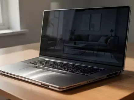 Ein hochwertiges Notebook auf einem Schreibtisch in einer modernen Büroumgebung bei natürlichem Licht. - Foto: über boerse-global.de