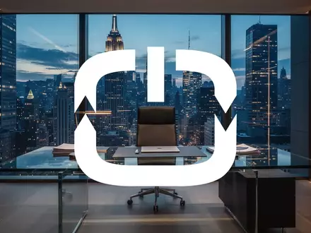Modernes, elegantes Büro in einem Finanzviertel bei Dämmerung, das Führung und strategische Stabilität symbolisiert. - Foto: über boerse-global.de