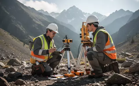 Ein Geologe bei der Arbeit an einer Feldforschungsstelle in einer Berglandschaft. - Foto: über boerse-global.de