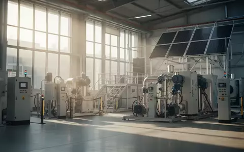 Moderne Industrieanlage mit Hochtechnologie-Maschinen und natürlichem Lichteinfall. - Foto: über boerse-global.de