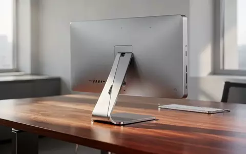 Ein kompakter, minimalistischer Desktop-Computer auf einem modernen Schreibtisch in einem hellen Büro. - Foto: über boerse-global.de