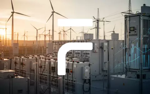 Moderne industrielle Energiespeicheranlagen in einer Smart-Grid-Infrastruktur bei Sonnenuntergang. - Foto: über boerse-global.de