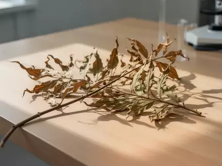 Getrocknete Pflanzenteile der Tripterygium wilfordii auf einem Labortisch als Symbol für medizinische Forschung. - Foto: über boerse-global.de