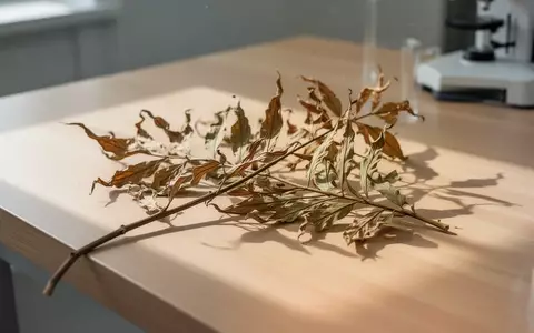 Getrocknete Pflanzenteile der Tripterygium wilfordii auf einem Labortisch als Symbol für medizinische Forschung. - Foto: über boerse-global.de