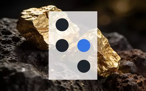 Golderzfragmente auf dunklem Vulkangestein, die eine positive Marktstimmung im Bergbausektor symbolisieren. - Foto: über boerse-global.de