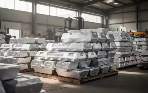 Stapel von Metallbarren in einer modernen Industriehalle bei natürlichem Licht. - Foto: über boerse-global.de