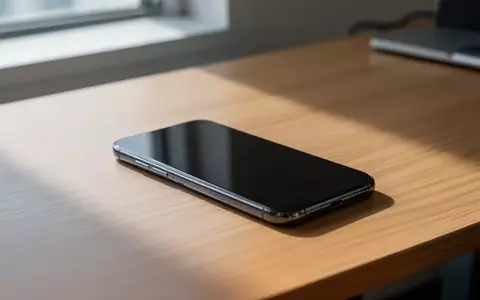 Ein modernes Smartphone liegt auf einem minimalistischen Schreibtisch mit ausgeschaltetem Bildschirm. - Foto: über boerse-global.de
