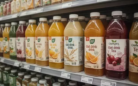 Regal in einem Supermarkt mit einer Auswahl an verschiedenen Getränkeflaschen und Kartons in einer modernen Verkaufslandschaft. - Foto: über boerse-global.de