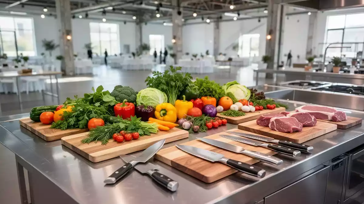 AOK-Kochduell in Gera: Promis kochen für gesunde Ernährung