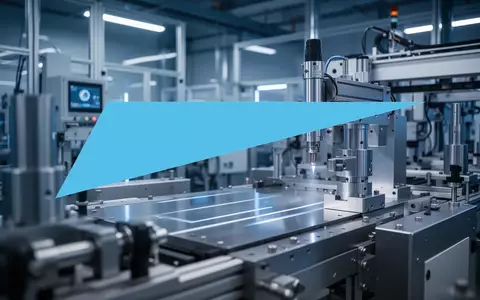 Abstrakte Darstellung einer modernen Industriefertigung mit Fokus auf technologischem Fortschritt und Wachstum. - Foto: über boerse-global.de