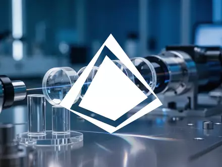 Abstrakte Darstellung von optischen Präzisionskomponenten und Lichtbrechung in einem modernen Industrielabor. - Foto: über boerse-global.de