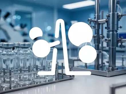 Moderne, sterile Laborumgebung mit Glasfläschchen und Präzisionsgeräten für die pharmazeutische Forschung. - Foto: über boerse-global.de